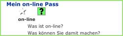 Ausschnitt aus Mein on-line Pass